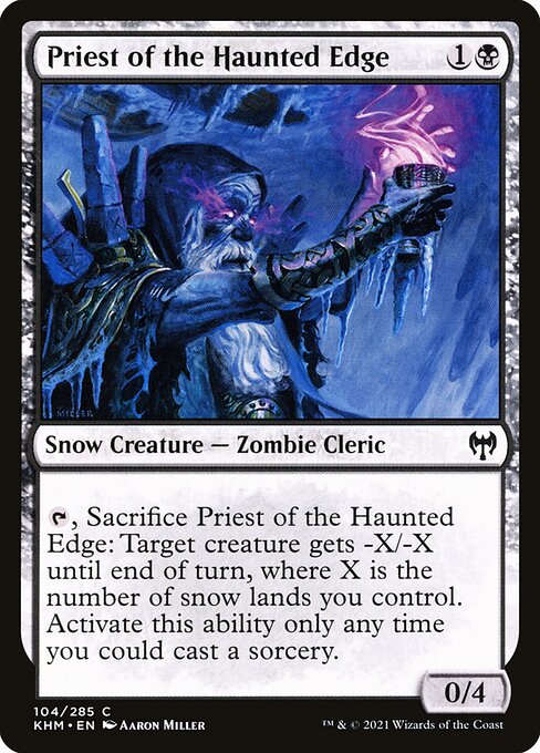 Priest of the Haunted Edge — Front