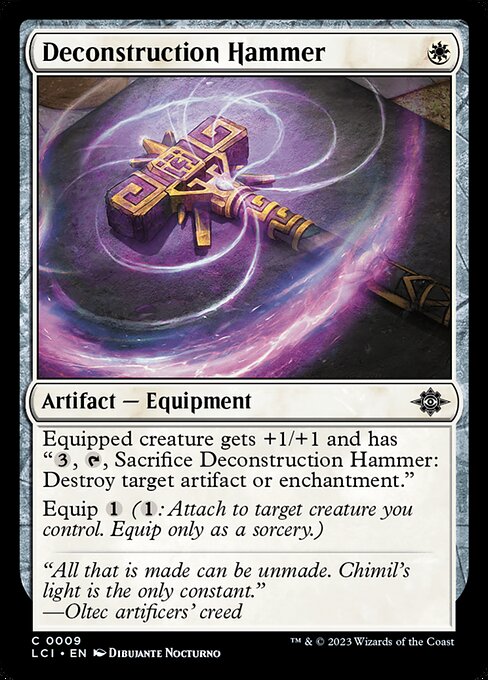 Deconstruction Hammer — Front