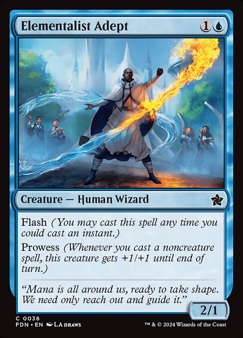 Elementalist Adept — Front