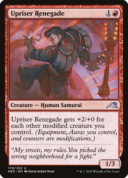 Upriser Renegade — Front