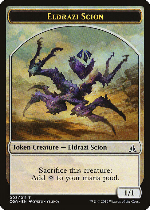 Eldrazi Scion Token (003) — Front