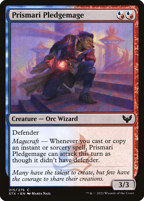 Prismari Pledgemage — Front