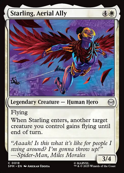 Starling, Aerial Ally — Front