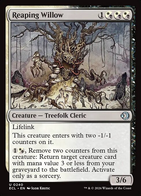 Reaping Willow — Front
