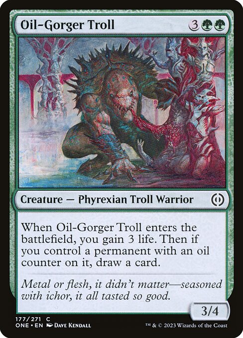Oil-Gorger Troll — Front