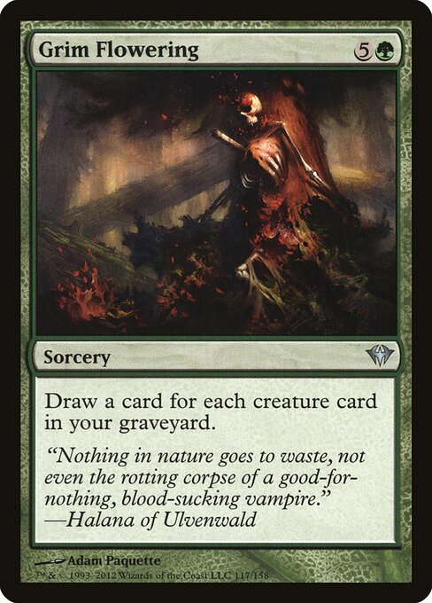 Grim Flowering — Front