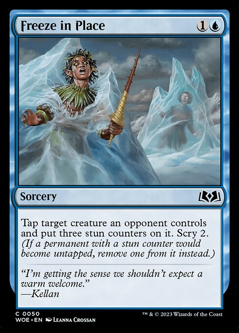 Freeze in Place — Front