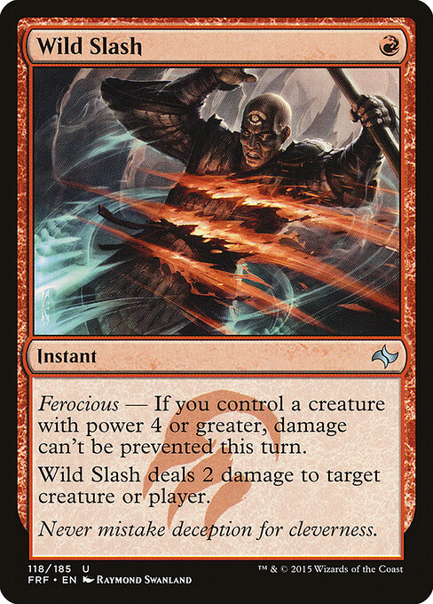 Wild Slash — Front