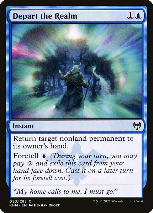 Depart the Realm — Front