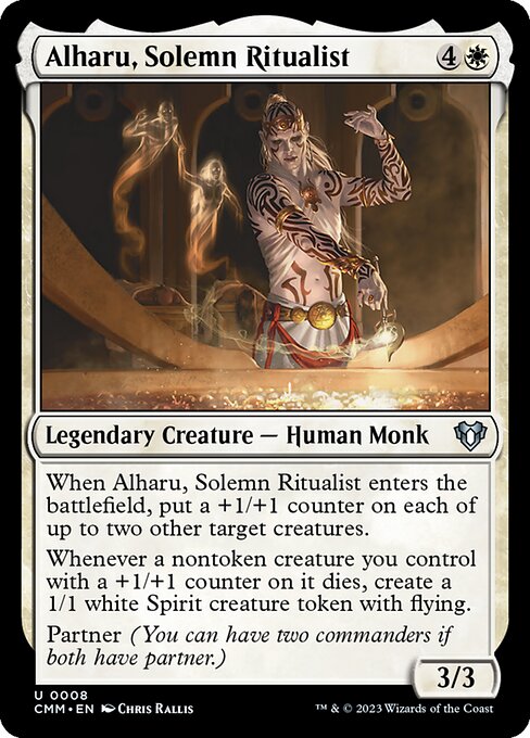 Alharu, Solemn Ritualist — Front