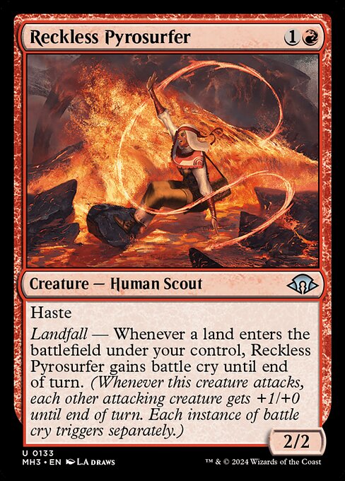 Reckless Pyrosurfer — Front