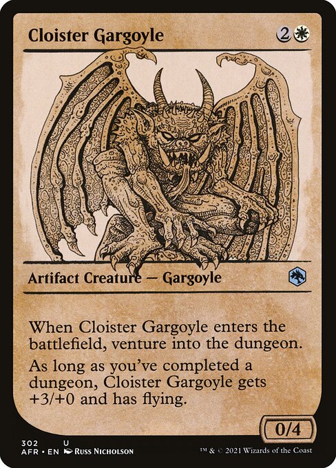 Cloister Gargoyle (Showcase) — Front