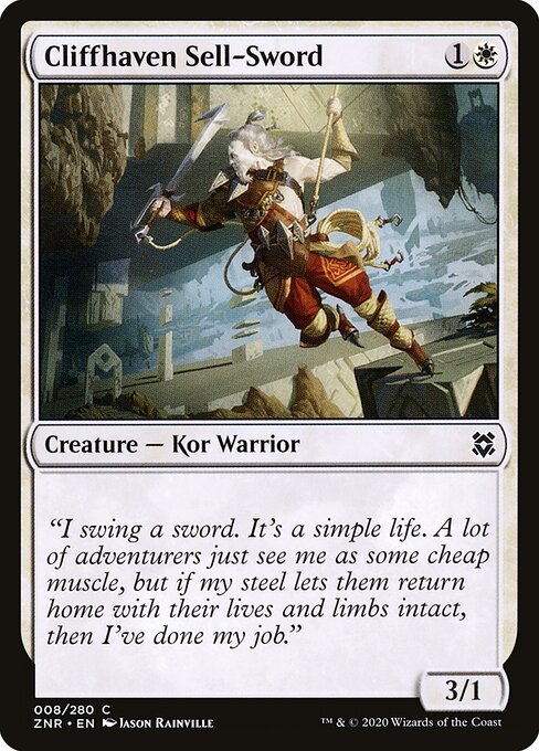 Cliffhaven Sell-Sword — Front