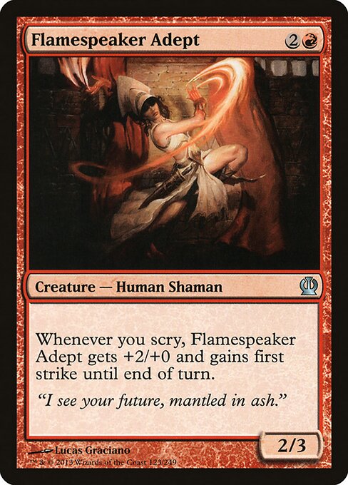 Flamespeaker Adept — Front