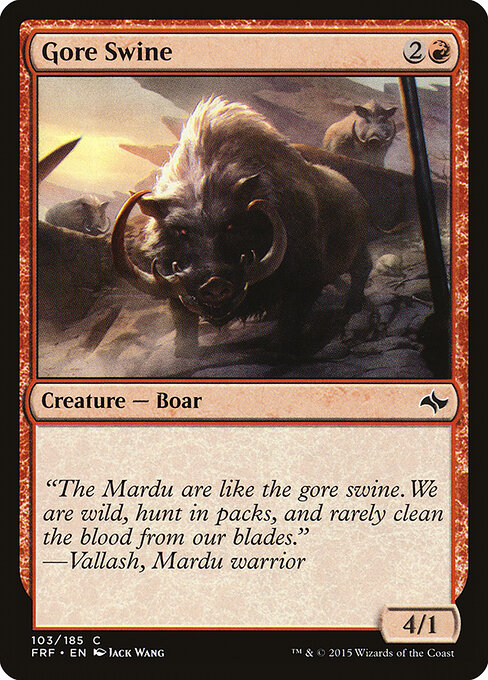 Gore Swine — Front