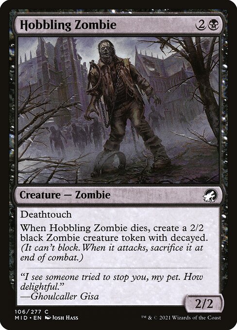 Hobbling Zombie — Front
