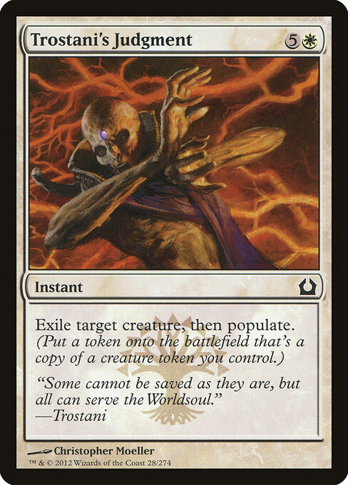 Trostani's Judgment — Front