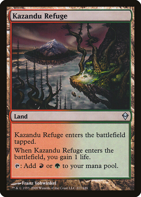 Kazandu Refuge — Front