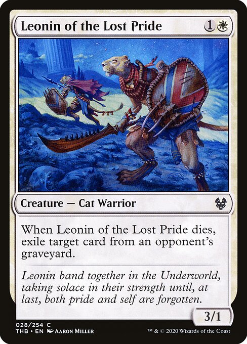 Leonin of the Lost Pride — Front