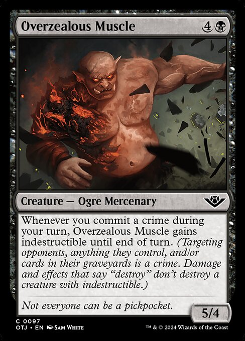 Overzealous Muscle — Front