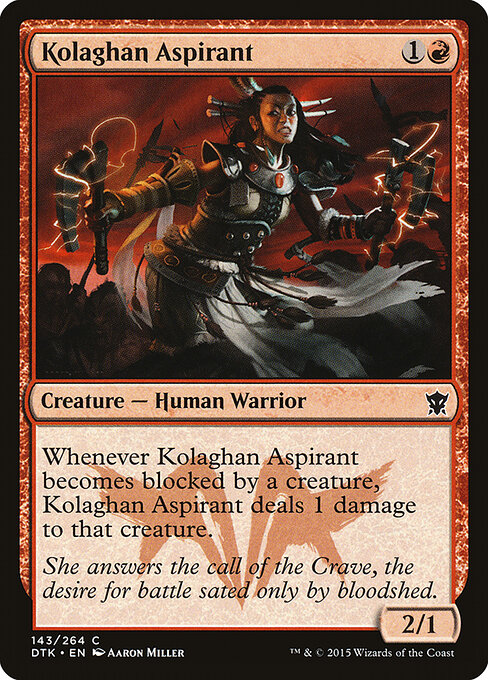 Kolaghan Aspirant — Front