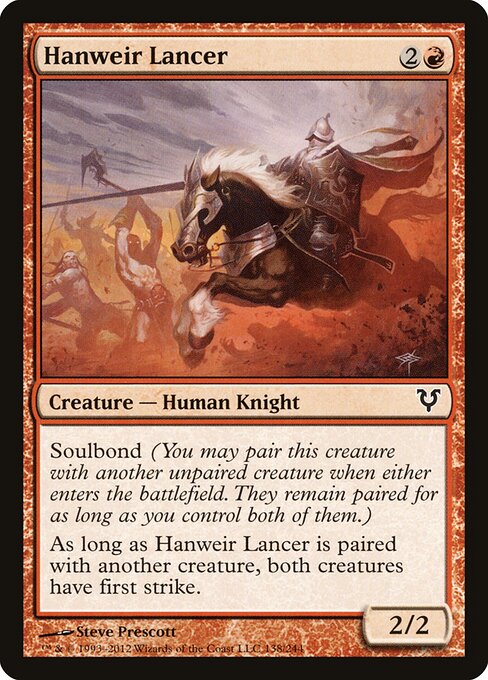 Hanweir Lancer — Front