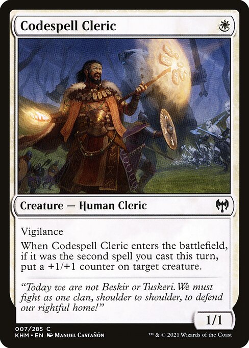 Codespell Cleric — Front