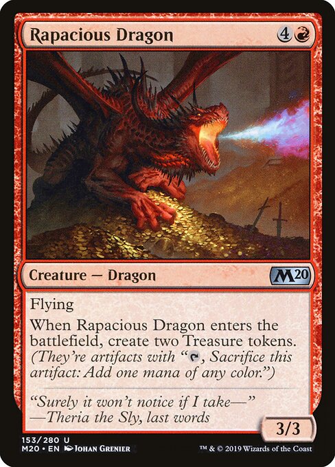 Rapacious Dragon — Front