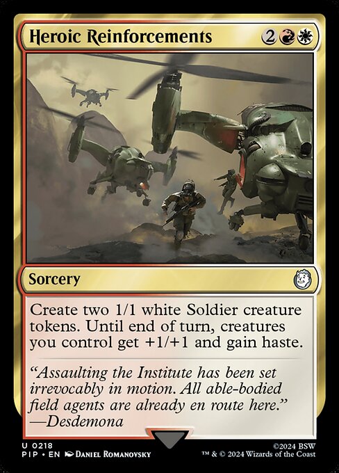 Heroic Reinforcements — Front