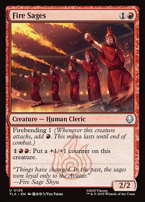 Fire Sages — Front
