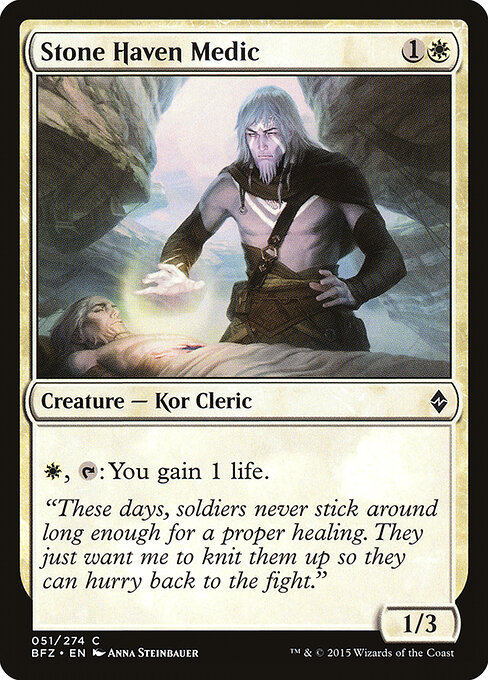 Stone Haven Medic — Front