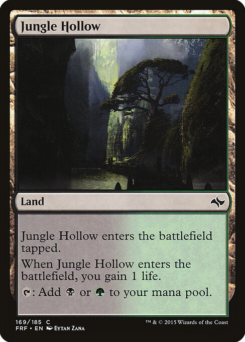 Jungle Hollow — Front