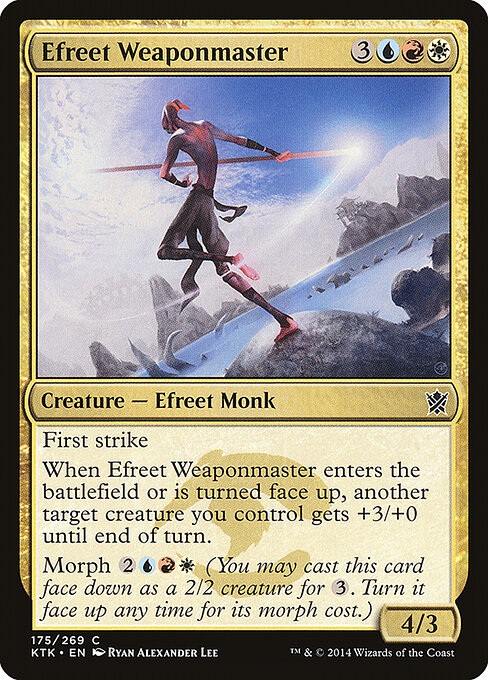 Efreet Weaponmaster — Front