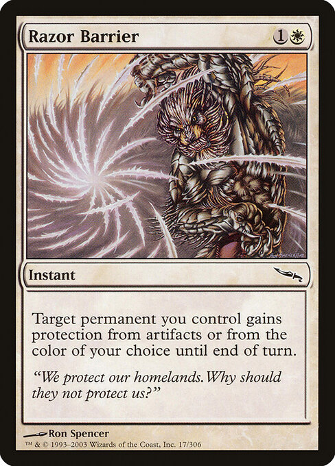 Razor Barrier — Front