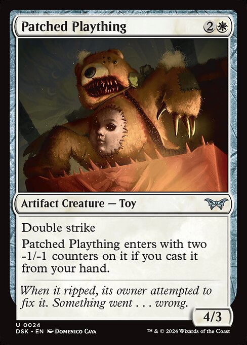 Patched Plaything — Front