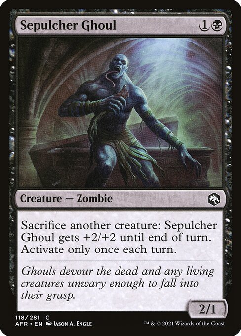 Sepulcher Ghoul — Front