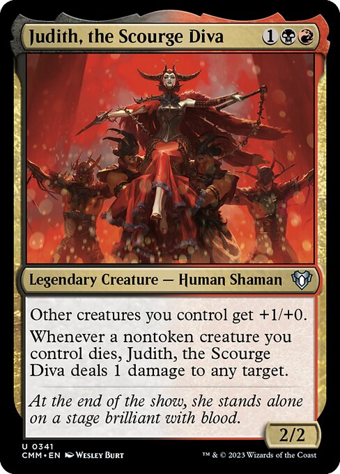 Judith, the Scourge Diva — Front