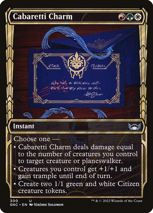 Cabaretti Charm (Showcase) — Front