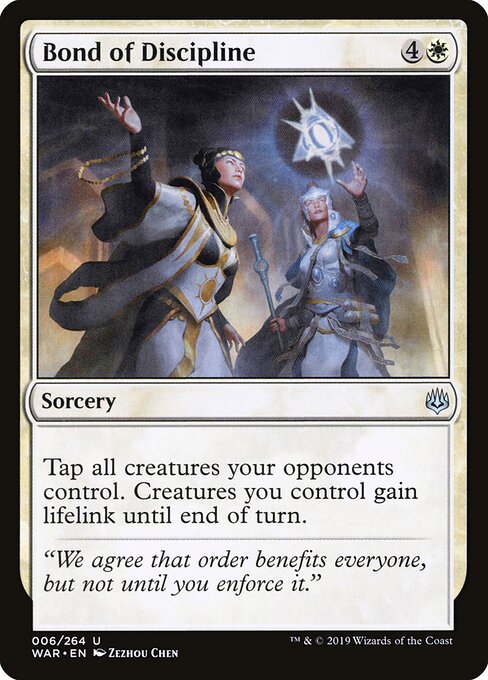 Bond of Discipline — Front
