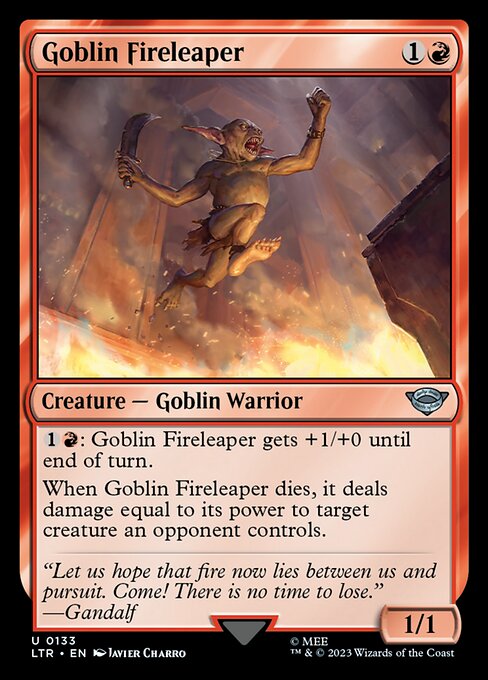 Goblin Fireleaper — Front