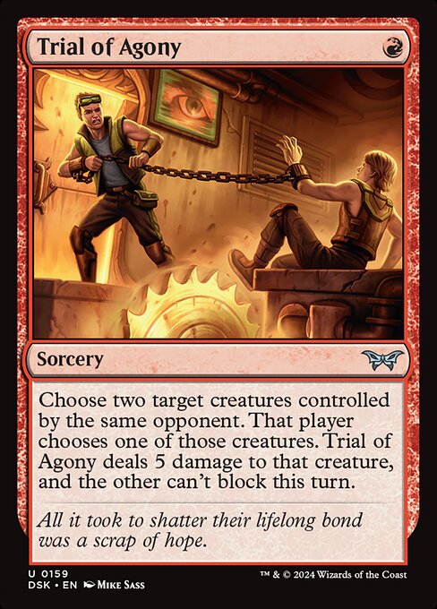Trial of Agony — Front