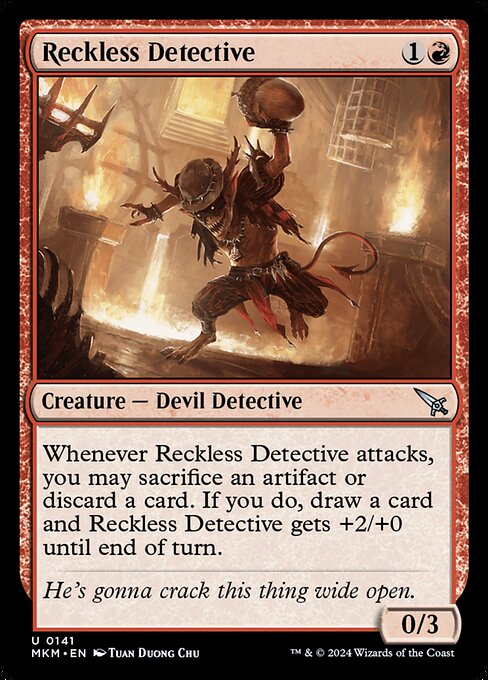 Reckless Detective — Front