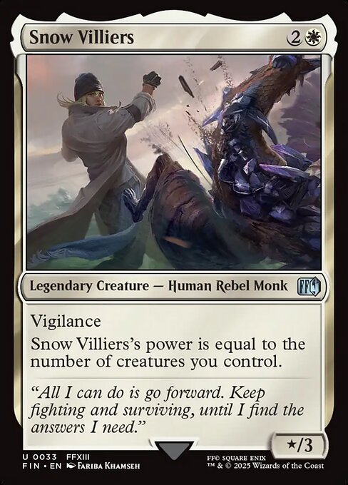 Snow Villiers — Front