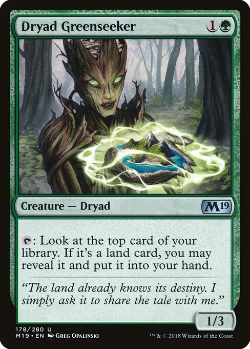 Dryad Greenseeker — Front