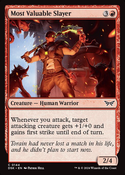Most Valuable Slayer — Front