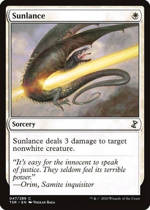 Sunlance — Front