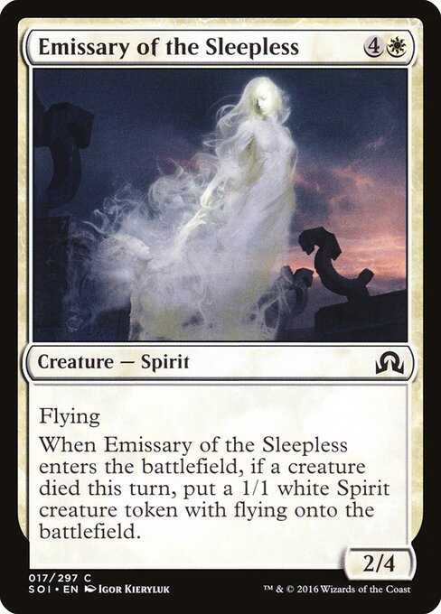 Emissary of the Sleepless — Front