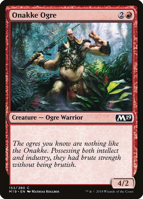 Onakke Ogre — Front