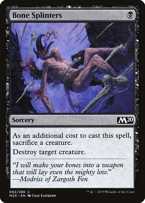 Bone Splinters — Front