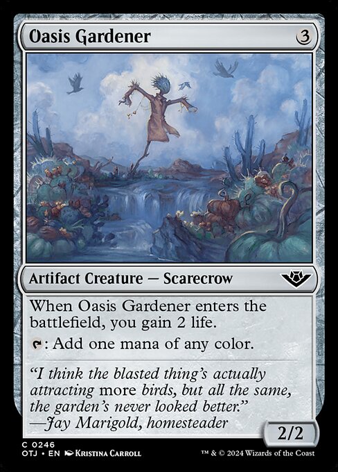 Oasis Gardener — Front
